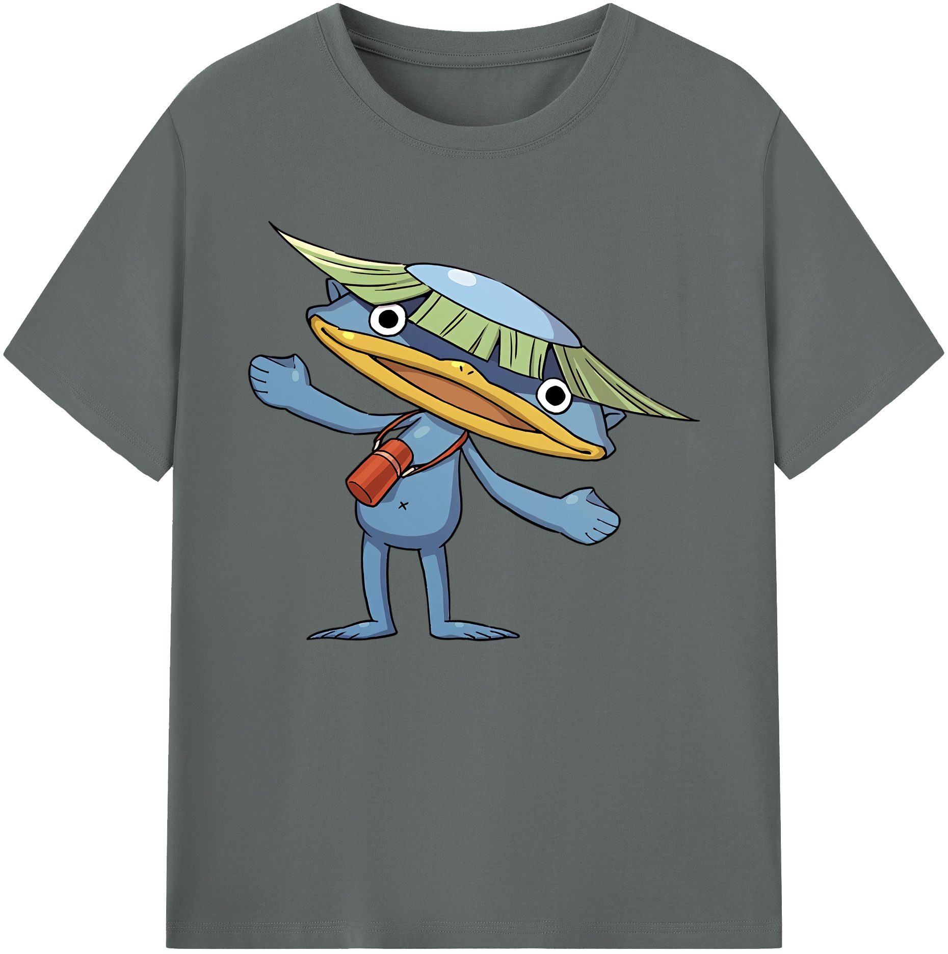 （画像用） 妖怪ウォッチ Yo-kai Watch 綿100％ メンズ半袖Tシャツ｜肌触りやわらか＆通気性